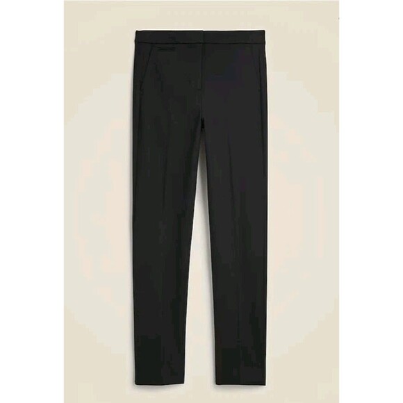 J. CREW Going Out Slim Pant in Stretch Twill Black High Rise CC438 Size 10 NWT - Picture 1 of 10